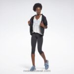 نحيف أبيض جاهز للتمارين الرياضية بشعار كبير Reebok 0NZ0F914 - Image 3