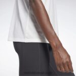 نحيف أبيض جاهز للتمارين الرياضية بشعار كبير Reebok 0NZ0F914 - Image 7