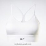 نحيف أبيض حمالة صدر رياضية جاهزة للتمارين الرياضية Reebok 0NZ0F593 - Image 6