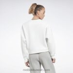 نحيف أبيض سويت شيرت طاقم الصوف الهوية Reebok 0NZ0F516 - Image 3