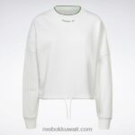 نحيف أبيض سويت شيرت طاقم الصوف الهوية Reebok 0NZ0F516 - Image 6