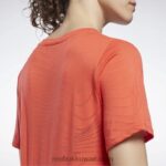 نحيف أحمر ديناميكي تي شيرت الإرهاق Reebok 0NZ0F865 - Image 5