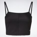 نحيف أسود أداء اليوغا أعلى محصول الضلع Reebok 0NZ0F917 - Image 6