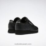 نحيف أسود أساسي / رمادي نقي 5 أحذية جلدية كلاسيكية Reebok 0NZ0F103 - Image 4