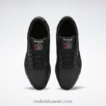 نحيف أسود أساسي / رمادي نقي 5 أحذية جلدية كلاسيكية Reebok 0NZ0F103 - Image 6
