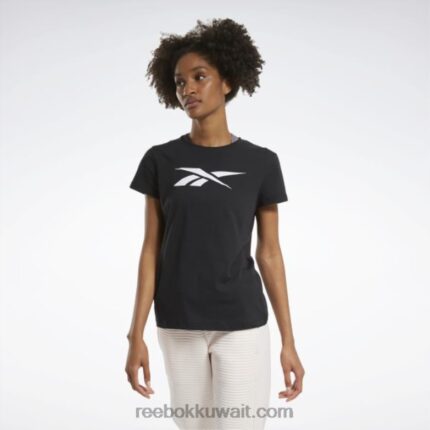 نحيف أسود أساسيات التدريب ناقلات الرسم المحملة Reebok 0NZ0F761