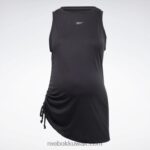 نحيف أسود أعلى خزان الأمومة الرباط Reebok 0NZ0F911 - Image 6
