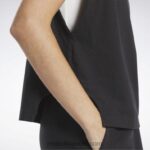 نحيف أسود أعلى خزان العضلات جيرسي الكلاسيكية Reebok 0NZ0F627 - Image 6