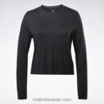 نحيف أسود أكتيفشيل + تي شيرت دريم بلند بأكمام طويلة Reebok 0NZ0F660 - Image 6