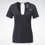 نحيف أسود أكتيفشيل تي شيرت رياضي Reebok 0NZ0F878 - Image 6