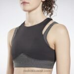 نحيف أسود استوديو طبقات أعلى حمالة الصدر Reebok 0NZ0F600 - Image 4