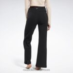 نحيف أسود السراويل الضلع القطن اليوغا Reebok 0NZ0F474 - Image 3