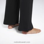 نحيف أسود السراويل الضلع القطن اليوغا Reebok 0NZ0F474 - Image 5