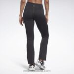 نحيف أسود الليل تجريب جاهزة بانت برنامج bootcut السراويل Reebok 0NZ0F677 - Image 3