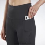 نحيف أسود الليل تجريب جاهزة برنامج بانت عالية طماق Reebok 0NZ0F503 - Image 5