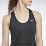 نحيف أسود الليل تجريب شبكة جاهزة للخزان الخلفي أعلى Reebok 0NZ0F519 - Image 4