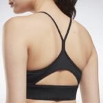 نحيف أسود الليل حمالة صدر رياضية جاهزة للتمارين الرياضية Reebok 0NZ0F371 - Image 6