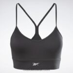 نحيف أسود الليل حمالة صدر رياضية جاهزة للتمارين الرياضية Reebok 0NZ0F371 - Image 8