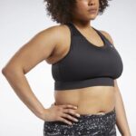 نحيف أسود الليل حمالة صدر رياضية ضروريات الجري (حجم كبير) Reebok 0NZ0F630 - Image 7