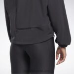 نحيف أسود الليل سترة منسوجة تشغيل Reebok 0NZ0F742 - Image 4