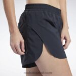 نحيف أسود الليل شورتات الركض Reebok 0NZ0F505 - Image 7
