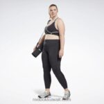 نحيف أسود الليل طماق شبكة جاهزة للتمارين الرياضية (حجم كبير) Reebok 0NZ0F777 - Image 2