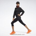 نحيف أسود / برتقالي ألتيما فيكتوريا بيكهام الطربوش الطربوش البلوز الرقبة Reebok 0NZ0F401 - Image 2