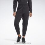 نحيف أسود بنطلون محبوك من القطن Dreamblend Reebok 0NZ0F488