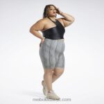نحيف أسود تانك توب قصير كتف واحد من كاردي بي (مقاس كبير) Reebok 0NZ0F950 - Image 3