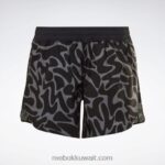 نحيف أسود تشغيل السراويل المطبوعة Reebok 0NZ0F948 - Image 7