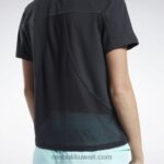 نحيف أسود تشغيل تي شيرت سبيدويك Reebok 0NZ0F589 - Image 5
