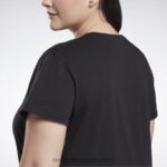 نحيف أسود تي شيرت ناقلات الرسم (حجم كبير) Reebok 0NZ0F837 - Image 7