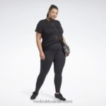 نحيف أسود تي شيرت نضوب (حجم كبير) Reebok 0NZ0F902 - Image 2