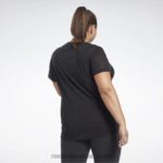 نحيف أسود تي شيرت نضوب (حجم كبير) Reebok 0NZ0F902 - Image 3