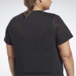 نحيف أسود تي شيرت نضوب (حجم كبير) Reebok 0NZ0F902 - Image 5