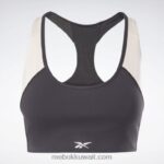نحيف أسود / جص حمالة صدر رياضية مبطنة من لوكس ريسر Reebok 0NZ0F605 - Image 6