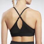 نحيف أسود حمالة صدر رياضية شرائط لوكس Reebok 0NZ0F510 - Image 5