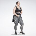 نحيف أسود حمالة صدر رياضية متسابق ناقلات لوكس (حجم كبير) Reebok 0NZ0F840 - Image 3