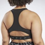 نحيف أسود حمالة صدر رياضية متسابق ناقلات لوكس (حجم كبير) Reebok 0NZ0F612 - Image 5