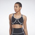 نحيف أسود حمالة صدر لوكس متسابق مبطنة بالألوان Reebok 0NZ0F499