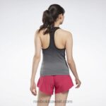 نحيف أسود / رمادي بارد 6 متحد مع أعلى خزان لياقة بدنية سلس Reebok 0NZ0F986 - Image 3