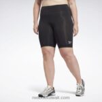 نحيف أسود شورت مجسم بشعار الماركة (مقاس كبير) Reebok 0NZ0F601