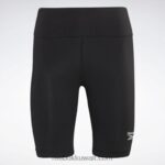 نحيف أسود شورت مجسم بشعار الماركة Reebok 0NZ0F436 - Image 6