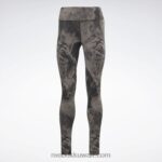 نحيف أسود طماق لوكس جاكار Reebok 0NZ0F795 - Image 8