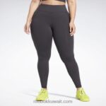نحيف أسود طماق لوكس (حجم كبير) Reebok 0NZ0F781
