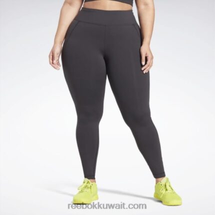 نحيف أسود طماق لوكس (حجم كبير) Reebok 0NZ0F781