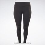 نحيف أسود طماق لوكس (حجم كبير) Reebok 0NZ0F781 - Image 6