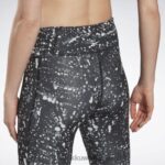 نحيف أسود طماق مطبوعة جاهزة للتمارين الرياضية Reebok 0NZ0F962 - Image 5