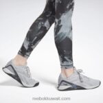 نحيف أسود طماق مطبوعة myt Reebok 0NZ0F755 - Image 5