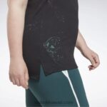 نحيف أسود قمة خزان الإرهاق (حجم كبير) Reebok 0NZ0F614 - Image 6